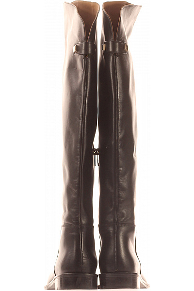 Dámské Boty Kožené Černé Bervicato Vel. 39