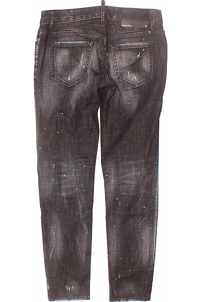Roztrhané Dámské Džíny Černé Dsquared2 Vel. 38