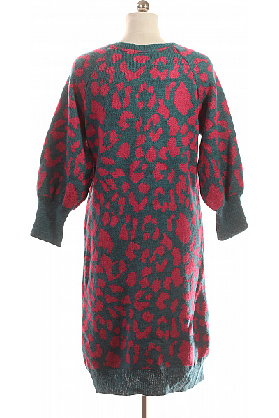  Šaty Pletené Barevné Vel. M