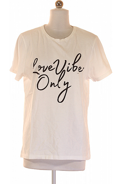 COTTON CANDY Dámské Tričko Černobílé Vel. S