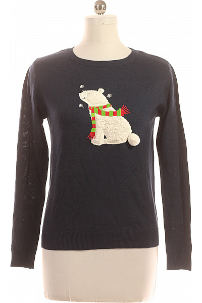 Dámský Svetr Modrý Primark Vel. 38/40