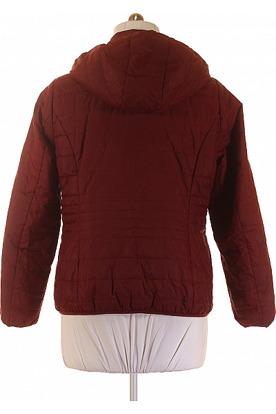 Prošívaná Dámská Bunda Vínová BONPRIX Vel. 44