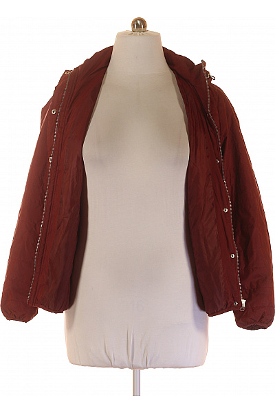 Prošívaná Dámská Bunda Vínová BONPRIX Vel. 44