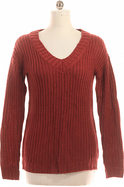 BONPRIX Dámský Svetr Vínový Vel. 36/38