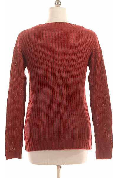 BONPRIX Dámský Svetr Vínový Vel. 36/38