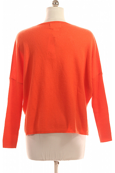 Dámský Svetr Vlněný Oranžový RAINBOW Vel. M