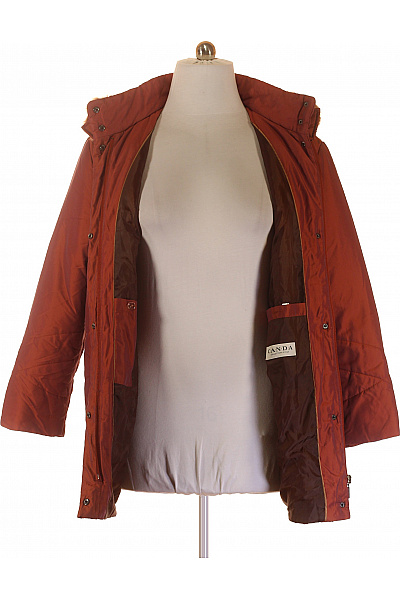 Prošívaná Dámská Bunda Hnědá Canda Second hand Vel. 48