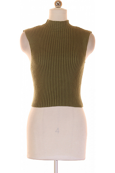 ZARA  Halenka Pletená Zelená Vel. S