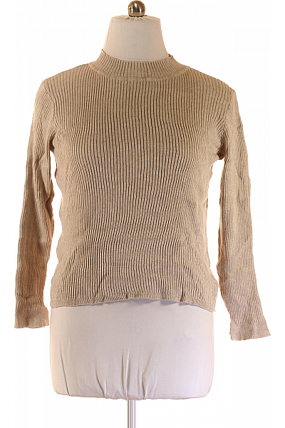 Jednoduché Dámské Tričko Béžové Vel. L