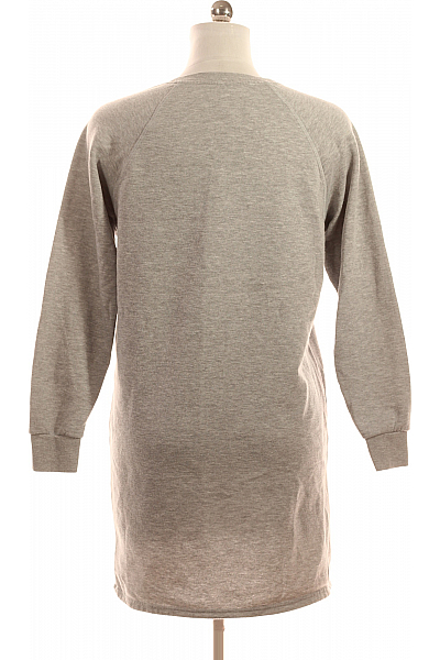  Mikinové Šaty Šedé Vel. M