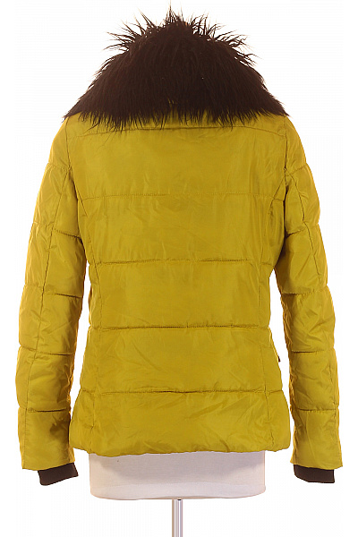 Zimní Dámská Bunda Žlutá Vel. M