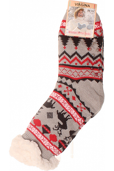  Ponožky Šedé Vel. 39/42