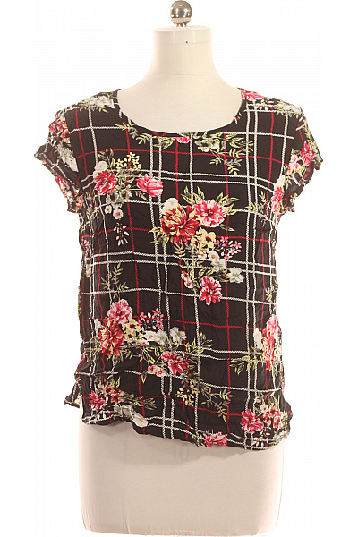 Takko Vzorovaná  Halenka Barevná Second Hand Vel. 40