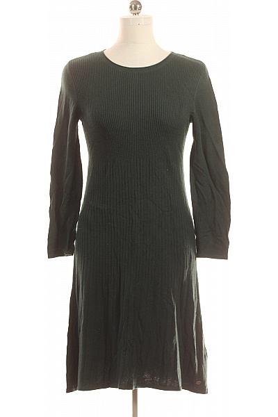  Šaty Pletené Zelené Esprit Vel. M