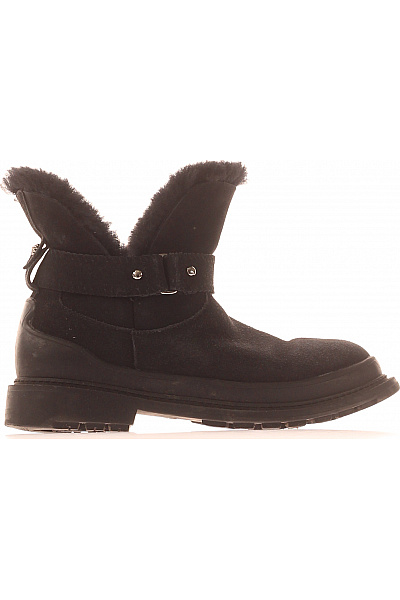 Dámské Válenky Kožené Černé Di Nuovo Vel. 39