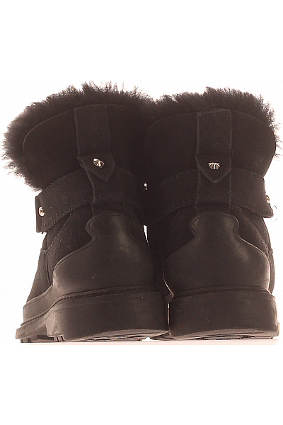 Dámské Válenky Kožené Černé Di Nuovo Vel. 39