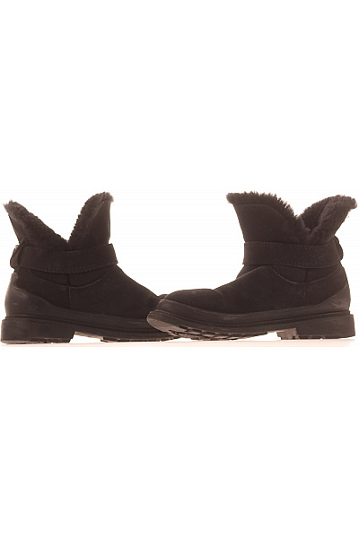 Dámské Válenky Kožené Černé Di Nuovo Vel. 39