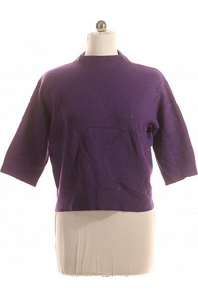  Halenka Pletená Fialová Second hand