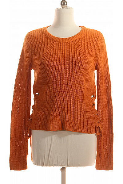 Dámský Svetr Oranžový Vel. S