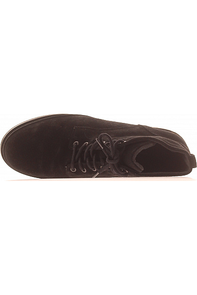 Pánské Workery Kožené Černé TOMMY HILFIGER Vel.  45