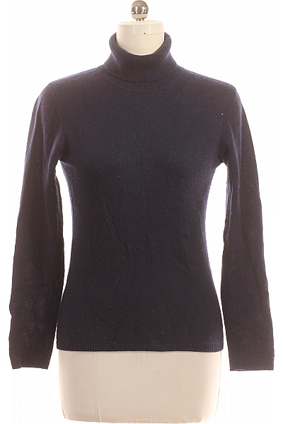 Dámský Rolák Kašmírový Modrý Vel. M