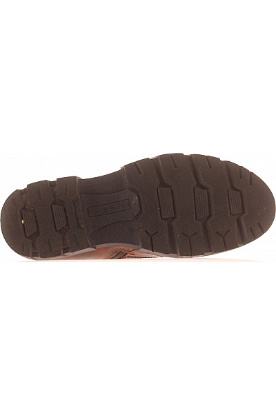 Pánské Kotníkové Boty Kožené Hnědé Bugatti Vel.  43