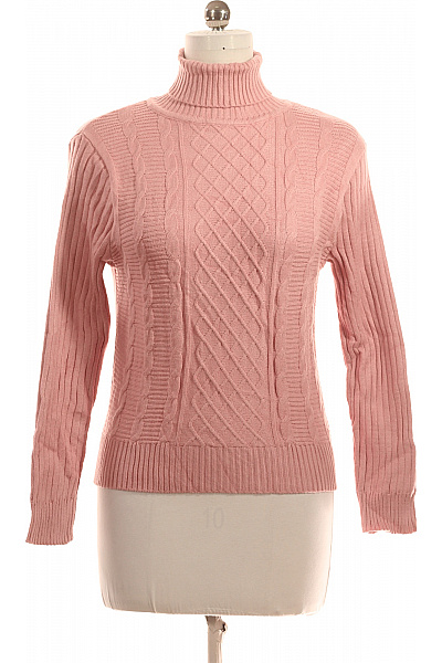 Dámský Svetr Růžový Vel. 40