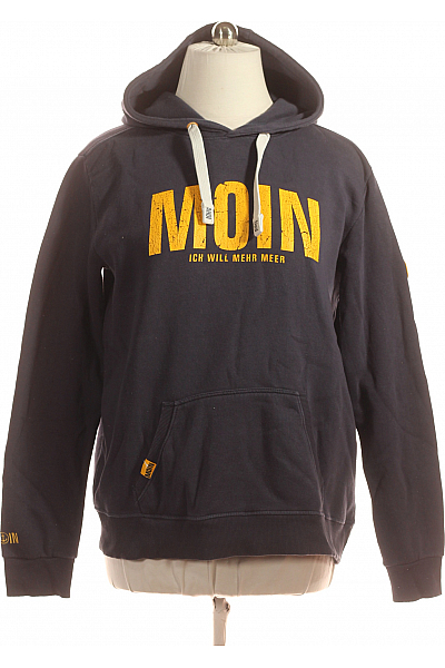 Pánská Mikina Modrá Eight2Nine Second Hand Vel. XL