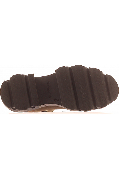 Dámské Boty Kožené Zelené Vel. 36