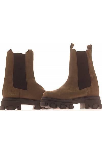 Dámské Boty Kožené Zelené Vel. 36