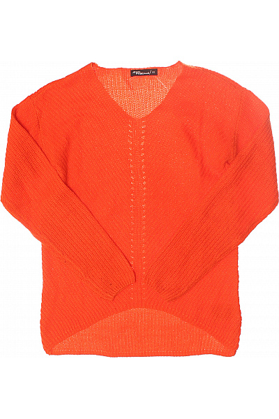 Dámský Svetr Oranžový Second hand Vel. XS
