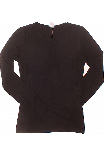 CAMAIEU Jednoduché Dámské Tričko Černé