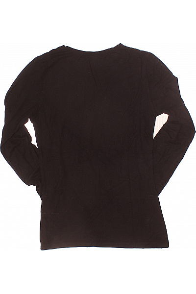 CAMAIEU Jednoduché Dámské Tričko Černé