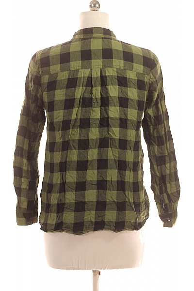 Kostkovaná Dámská Košile Zelená House Vel. L
