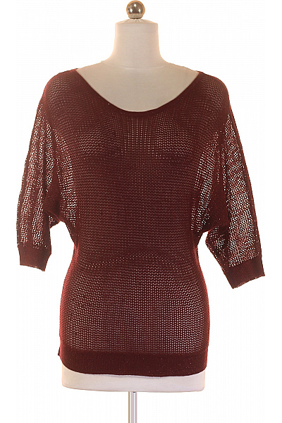  Halenka Pletená Vínová Amisu Vel. S