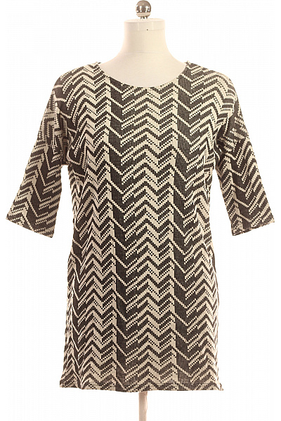  Halenka Pletená Šedá Amisu Second Hand Vel. 38