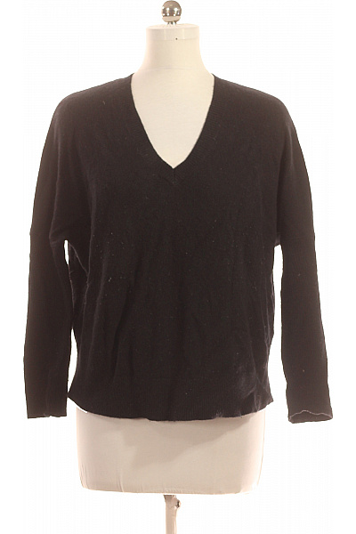 Dámský Svetr Kašmírový Černý Vel. L