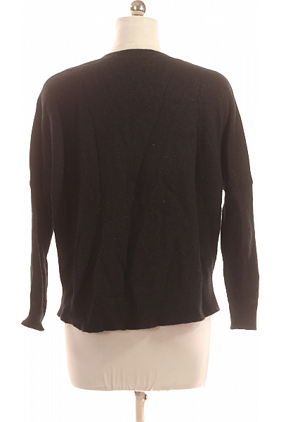 Dámský Svetr Kašmírový Černý Vel. L