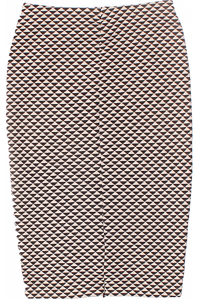 Kostkovaná  Sukně Černobílá Vel. XS