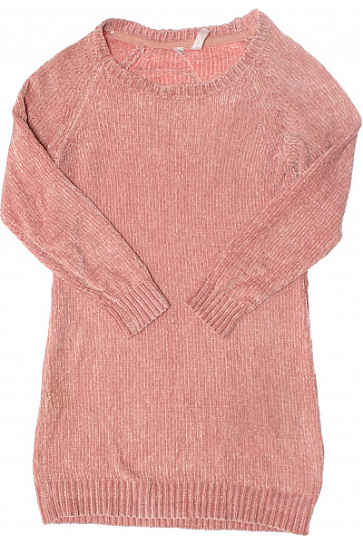 RAINBOW  Šaty Pletené Růžové Vel.  36/38