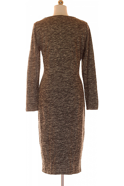  Šaty Pletené Černobílé LINDEX Second hand Vel. L