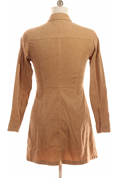Primark Košilové  Šaty Hnědé Vel.  38