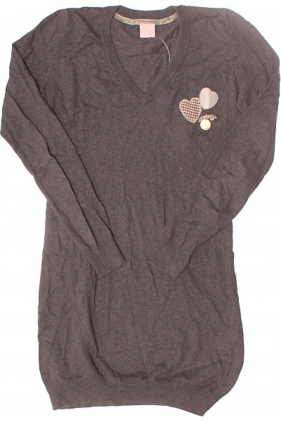  Šaty Pletené Šedé Vel. S