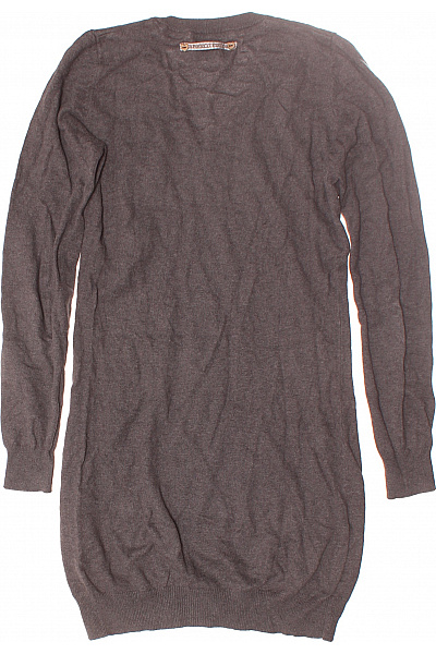  Šaty Pletené Šedé Vel. S