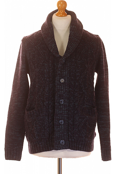 Pánský Cardigan Modrý Vel. S
