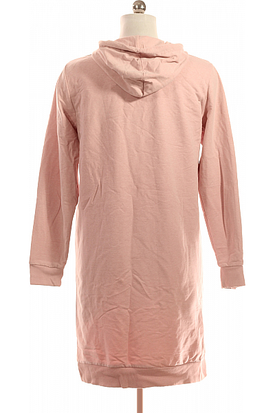  Mikinové Šaty Růžové Vel. M