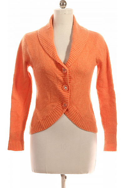 Dámský Svetr Vlněný Oranžový Second hand