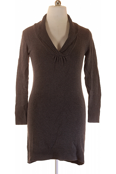  Šaty Pletené Béžové TOM TAILOR Second Hand Vel. L