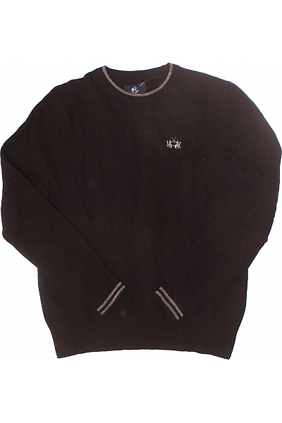 Dámský Pulovr Vlněný Černý La Martina Second hand Vel. S