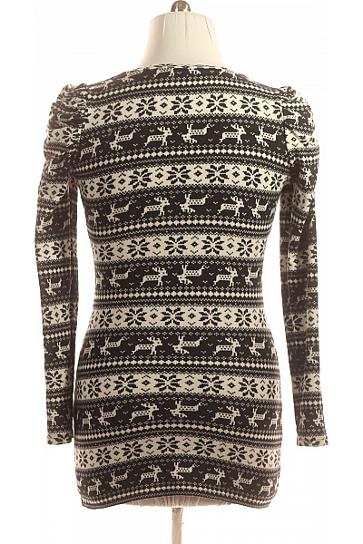 Šaty Černobílé Second hand Vel. L/XL